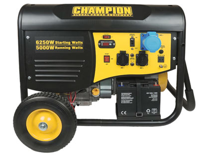 Champion 5500 Watt Benzine Generator Met Draadloze Start 